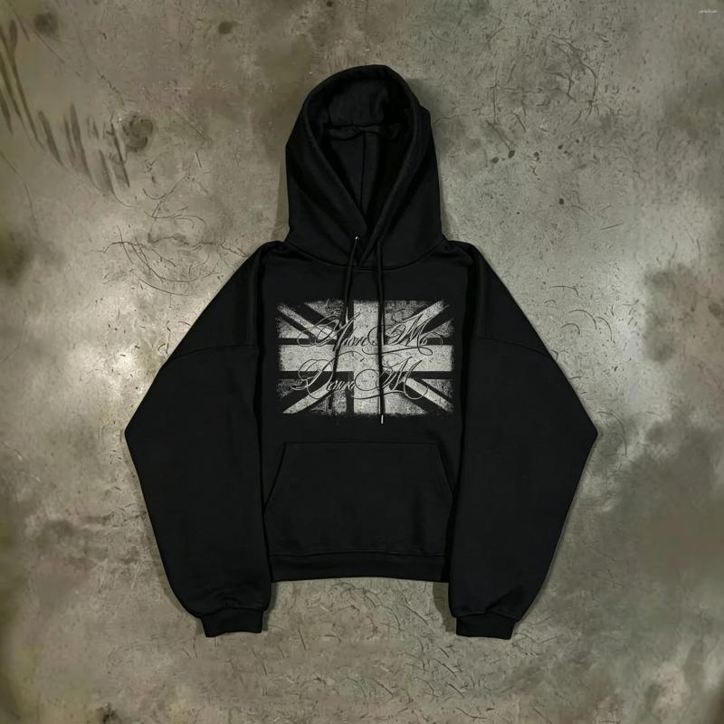 Men Women Retro Streetwear Graphic Hoodie Oversized Pullover Geometric Pattern Long Sleeve Casual Tops Multiple Colors Available