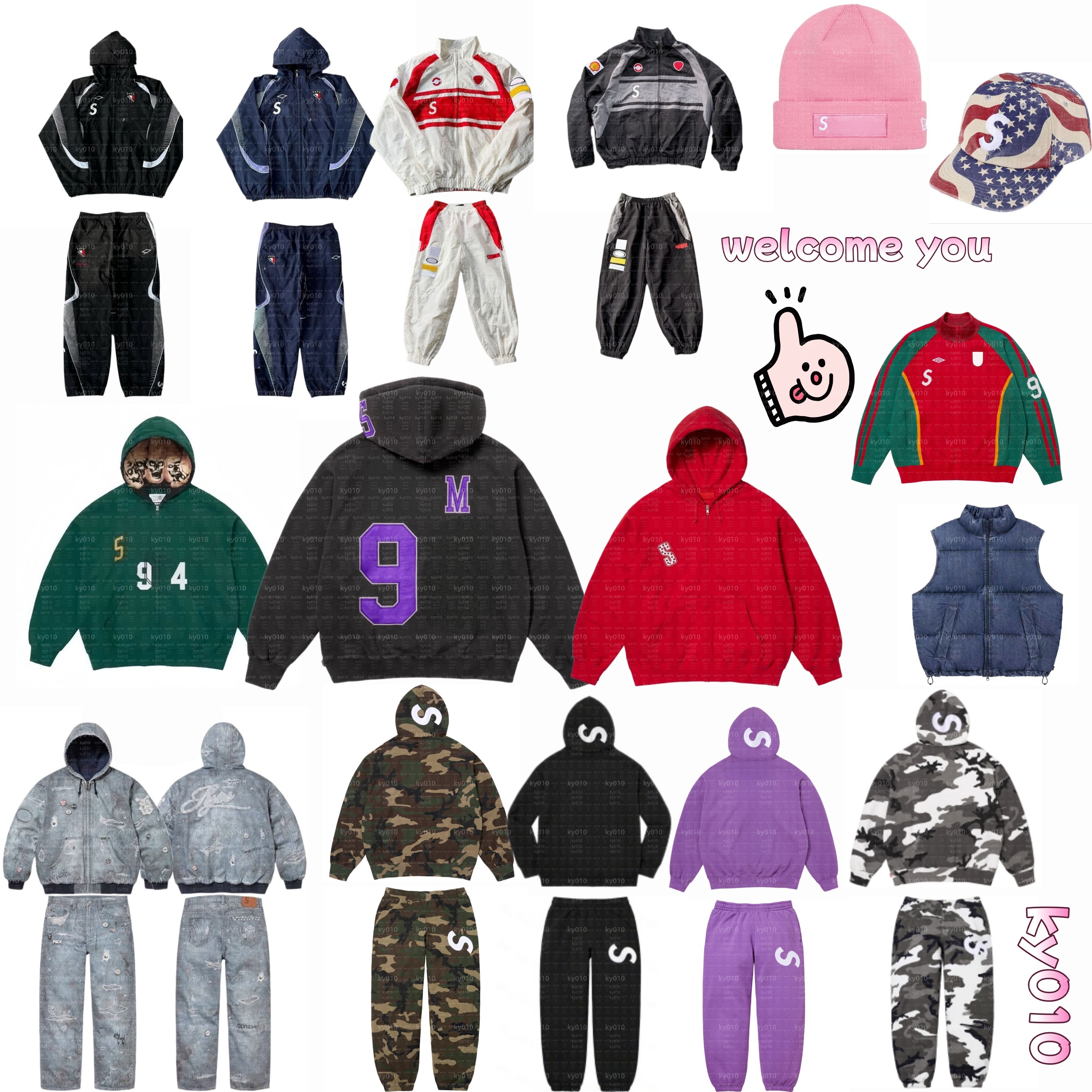 Designer Men's Tracksuits Unisex Hooded Outdoors Jackets Pants Windbreaker Sportswear Set Windproof Waterproof Coats Autumn