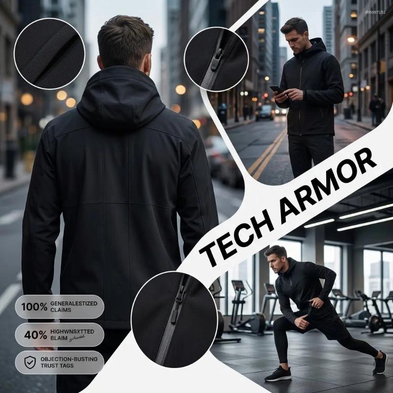 Men Women All Weather Hooded Jacket Windproof Water-Resistant Outdoor Hiking Camping Coat Couple Adjustable Cuff