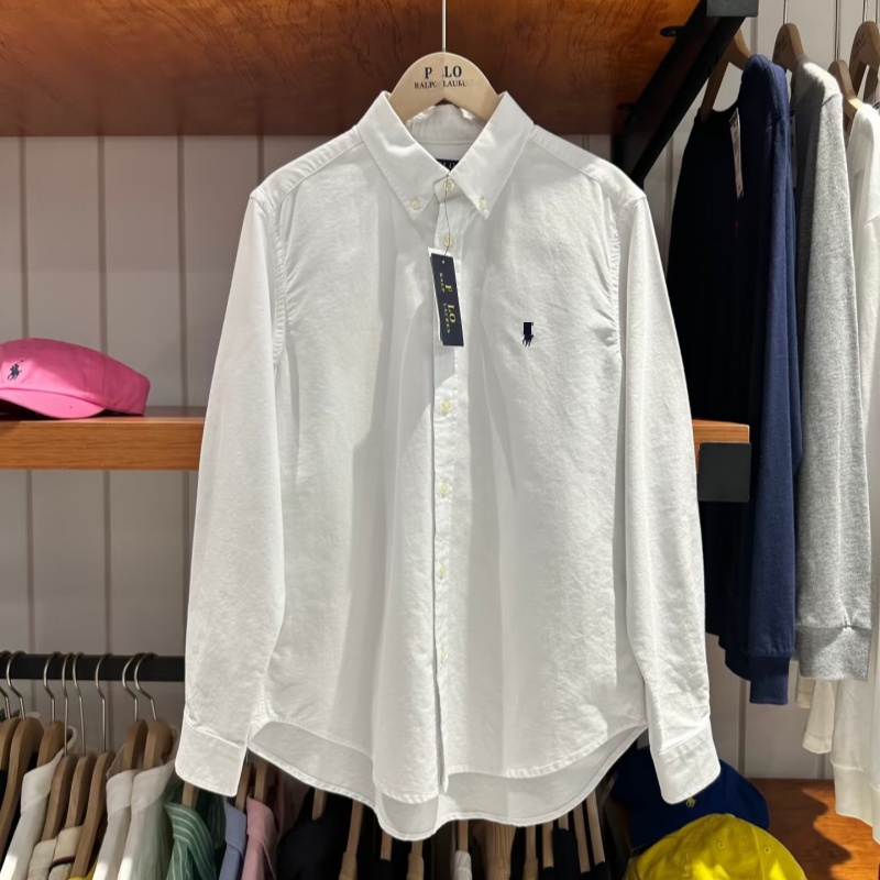 Designer Polo's Overhemden Mode Heren Borduren Casual Overhemden met lange mouwen Linnen Overhemden van hoge kwaliteit Polo's voor heren en dames Ov