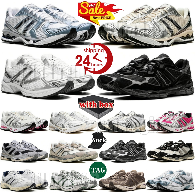 With Box Designer Running Shoes gels k14 nyc 1130 Sneakers Metallic Pure Silver Black Pink Chrome Cream Mens Womens Outdoor Recreation Sports Ath