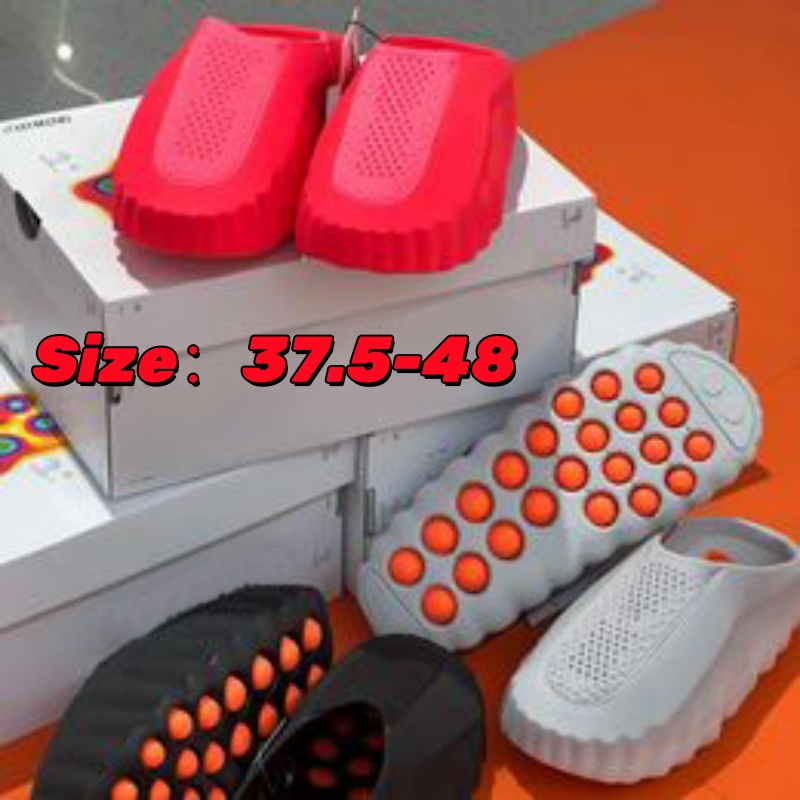 Big Size Slide Desginer 001 Slides Mens Slippers Comfortable Slipper Light Bone White Solar Red Black Chrome Light Smoke Grey Sail 002 Men Women Siz