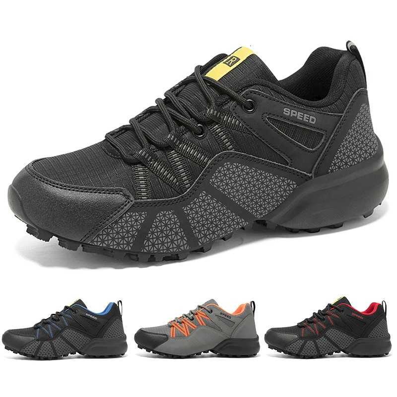 Outdoor Shoes Sandals New Men Waterproof Hiking Shoes Outdoor Hiking Tactical Training Boots Comfortable Leather Hiking Sports Shoes Men Q261008