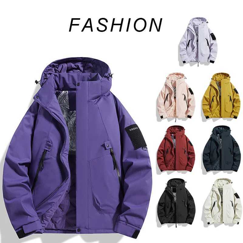 Outdoor Jackets Hoodies Warm Jacket Waterproof Breathable Windproof Mountaineering Cold-Proof Cotton Thick Jacketet Outdoor Men And Women's Sam