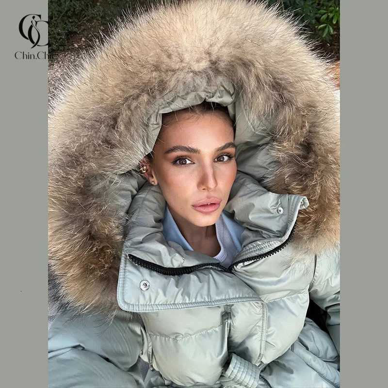 Parkas Women's Faux Down Fur Hooded Women's Winter Parka Coats Short Puffer Jacket Fur Collar Zip Up Warm Outerwear Casual Streetwear J261