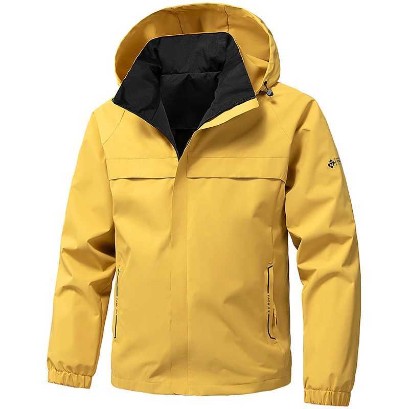 Outdoor Jackets Hoodies Windbreaker Hooded Hiking Jackets for Men Motorcycle Jacket Military Clothing Waterproof Man Camping Outdoor Men's Trek