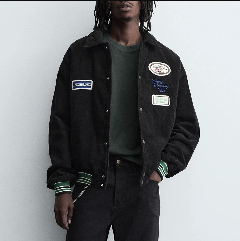 Veste d'hiver chaude en velours côtelé pour hommes, coupe ample, rembourrée en coton, manteau d'hiver décontracté, Streetwear, vêtements d'extéri
