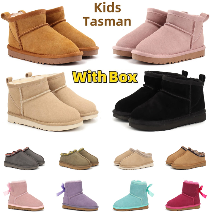2026 Kid Boots Tasman tazz Slippers Toddler Shoes Australia Girl youth little Baby Child Children infant enfant Preschool Winter Snow Classic Ult