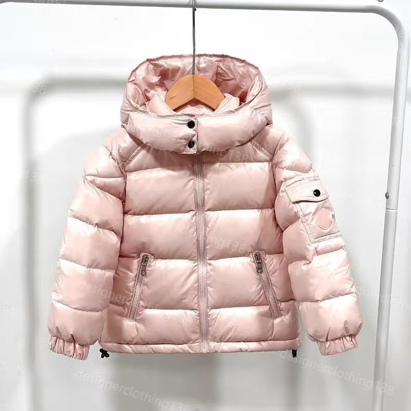 Designer Kids Down Jacket, Boys Girls Warm Thick Winter Outerwear, Windproof Lightweight Kids Down Coat A8