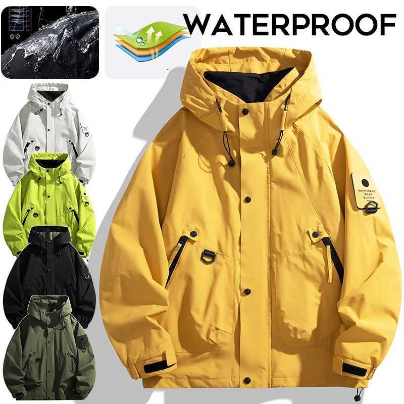 Outdoor Jackets Hoodies Unisex Hiking Jackets Waterproof Windproof Spring Autumn Men's Windbreaker Women Trekking Jacket Camping Climbing Outdo