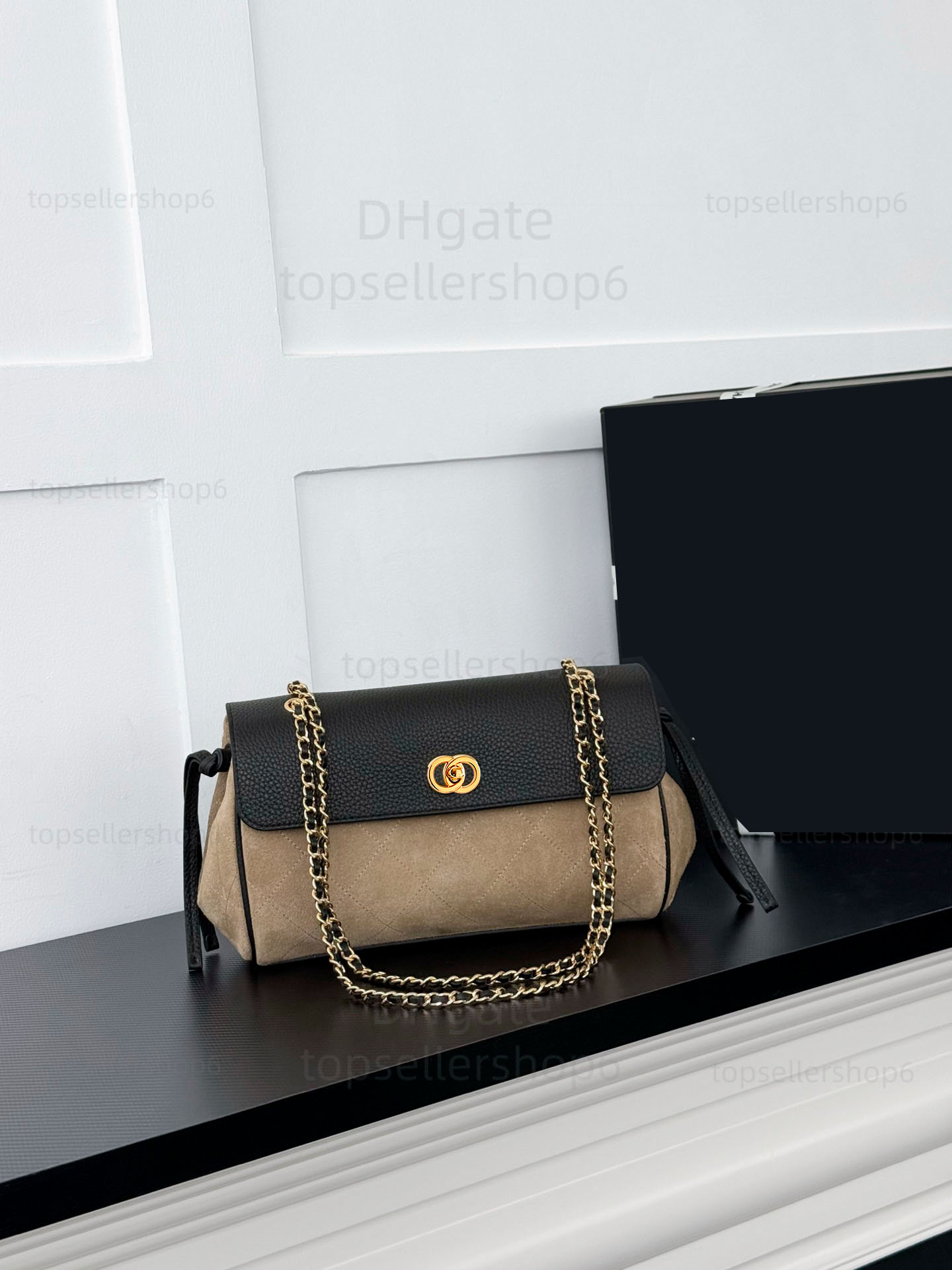 Designer women 26S Baguette Bag panelled Quilted motif handbag Shoulder Bag bag purse genuine leather 10A top end quality AS6089 AS6288