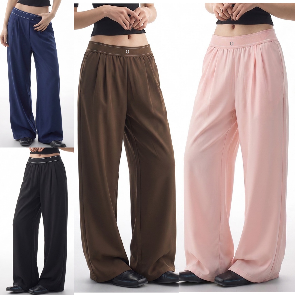 3082AO nouvelle mode femmes à séchage rapide pantalon de Yoga décontracté ample pantalon d'entraînement pantalon droit Fitness poche pantalon à j