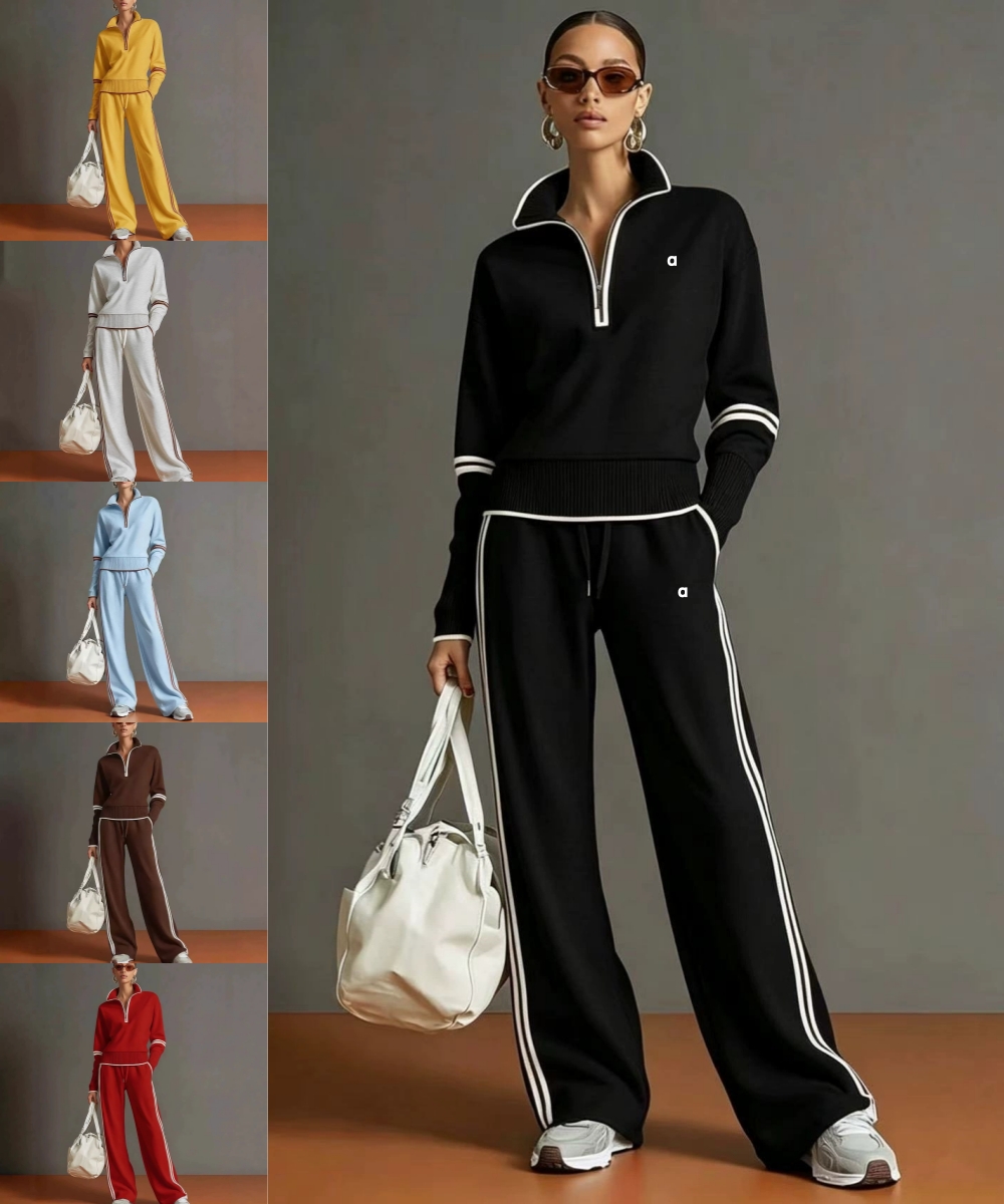 A3066 3D nouvel ensemble de sport décontracté sweat à capuche à col montant et pantalon à jambes larges ensemble deux pièces Style européen et am