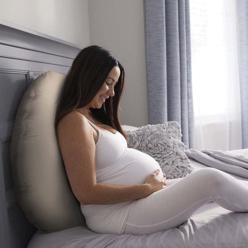 Maternity Pillow Customized J-Shaped Nursing Amazon Pregnancy Sleeper Waist And Support Pillow, Side Sleeping pregnant body Cushion li01
