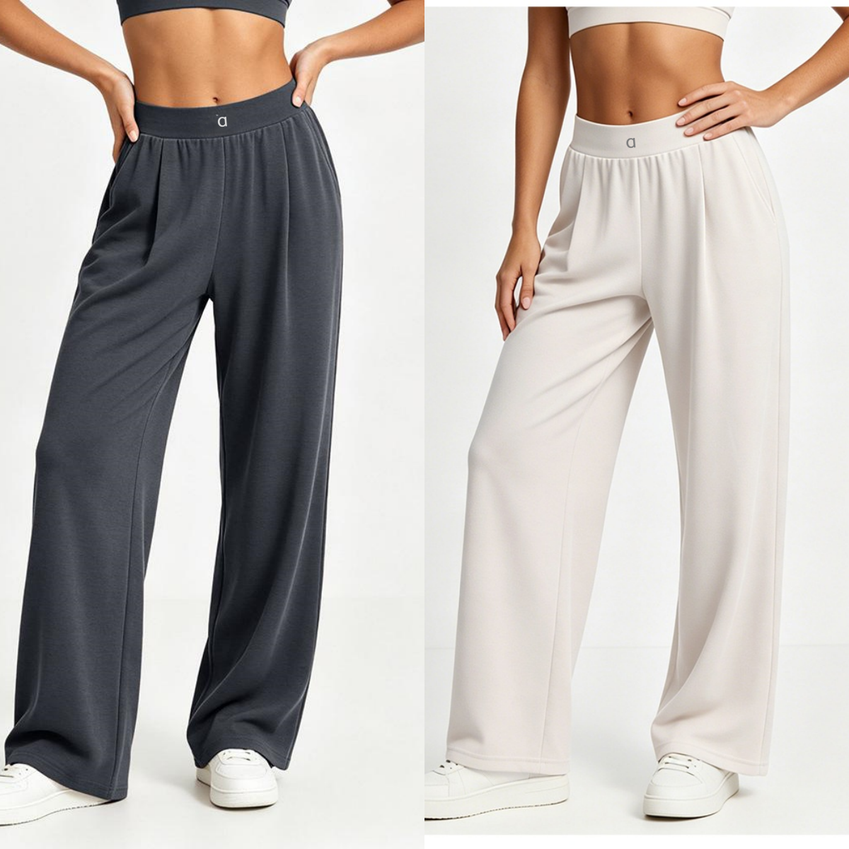 A2584 Women's Yoga Pants Outdoor Leisure Sports Wide-leg Pants Fitness Yoga Pants Fashion Quick-drying High Waist Wide Leg Pants