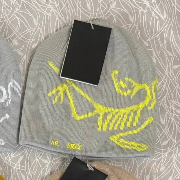 Arcteryness Beanie for men women designer Arc Teryxlys beanie Street sport style Wool Cashmere Beanie Toque Ancient Bird Embroidered Knitted High qu