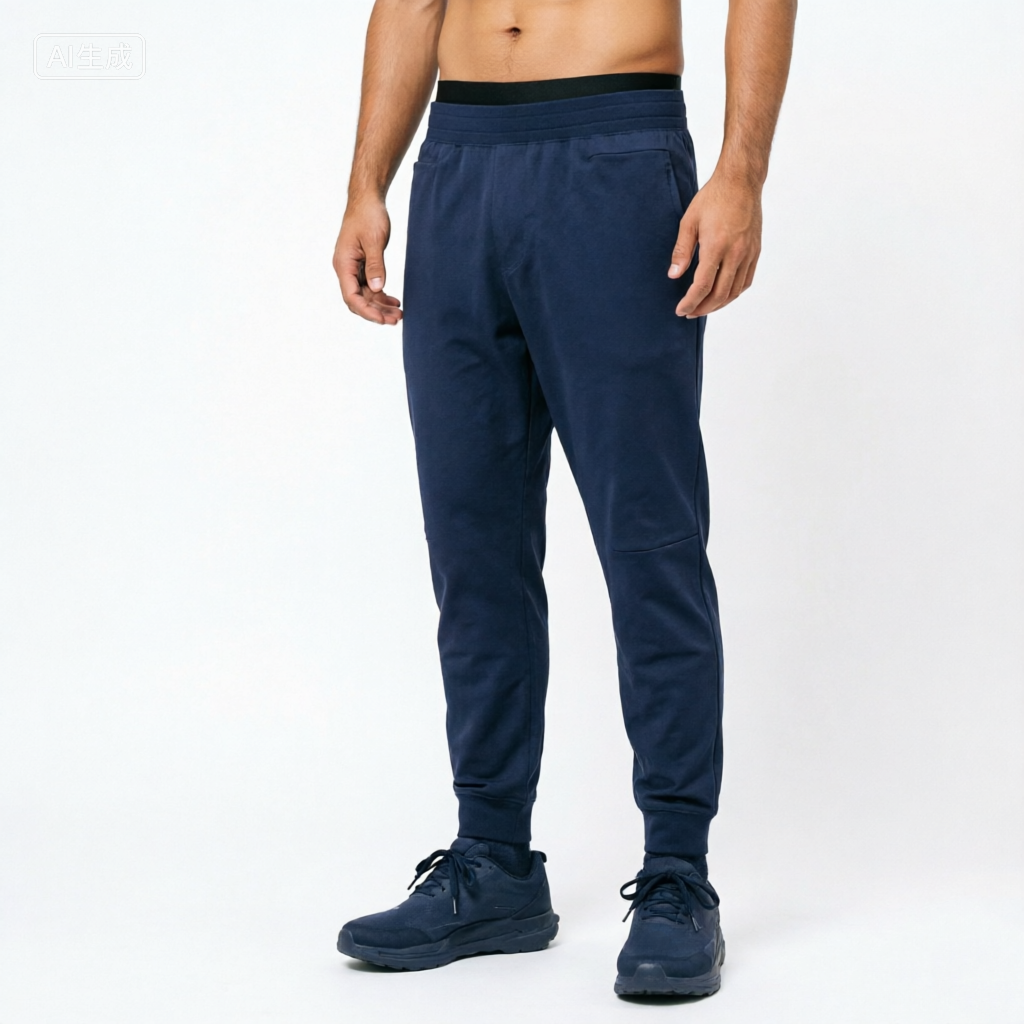 A3080 Pantaloni da yoga da uomo nuovi autunnali Pantaloni sportivi casual da pendolare Joker Pantaloni dritti in vita elastica Pantaloni sportivi da