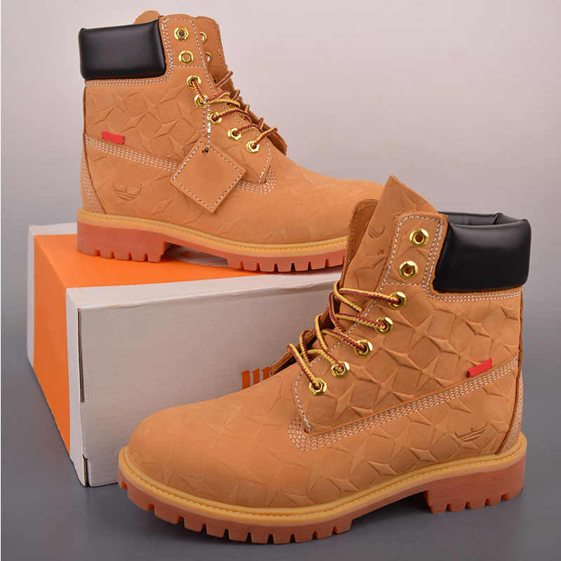 Mens Radford Mid Lace Up Waterproof Boot Designer Combat Strike Low Boots Gentlemens Antique Effect Leather Hiking boots Rubber Outsole Sizes 38 46