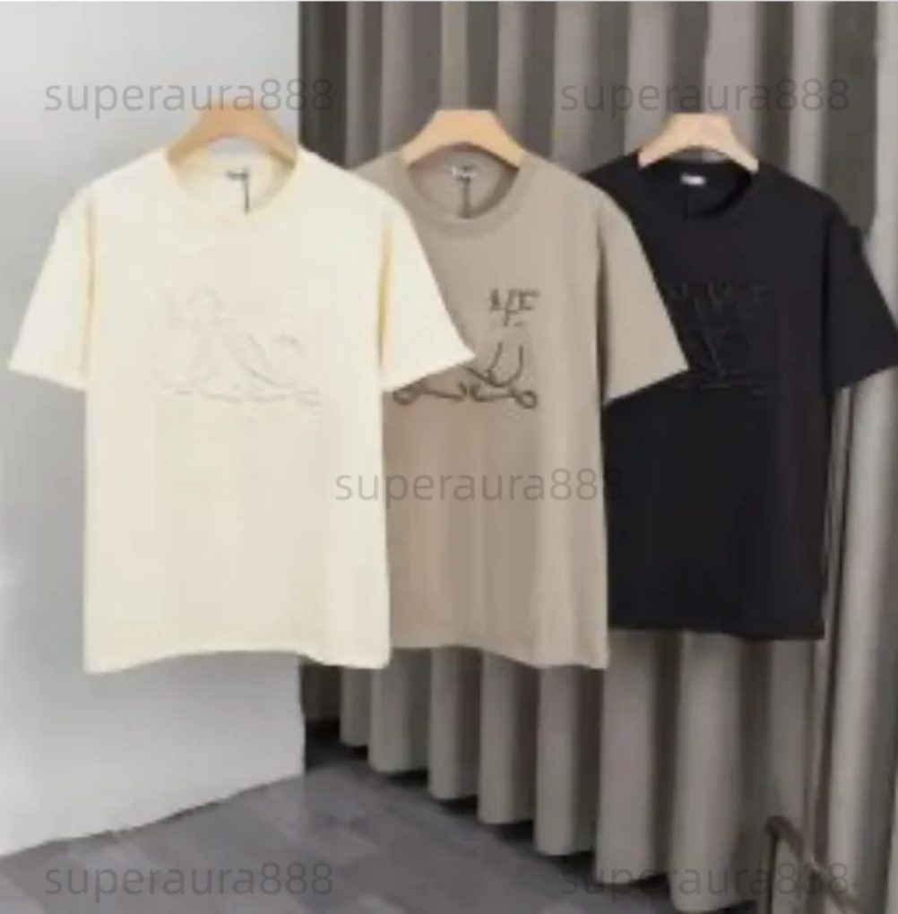 T-shirt à manches courtes pour hommes, nouvelle mode de luxe, marque tendance, hauts de haute qualité, broderie haut de gamme imprimée, demi-manc