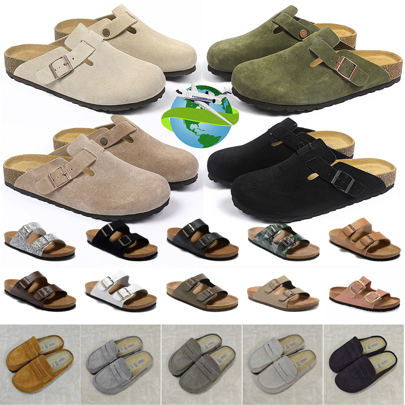 Designer Casual shoes Baotou Women Men Sandals Slippers Mules Cork Flat Soft Fluffy Fashion Suede Taupe Summer Leather Grey Slide Beach Casual Sh