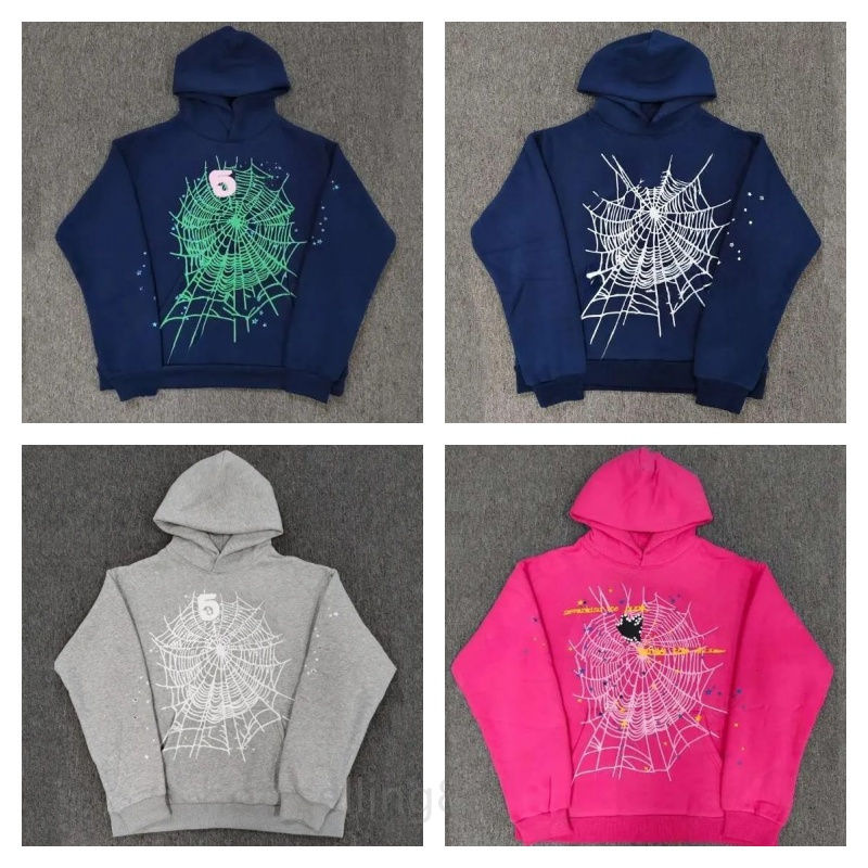Designer Hoodie Sweatshirt Palm Men Women Pullover Hoodies Foam Print Web Graphic Pink SweatshirtsRhinestone Hoodie Women's Pullover Hoodies Sw