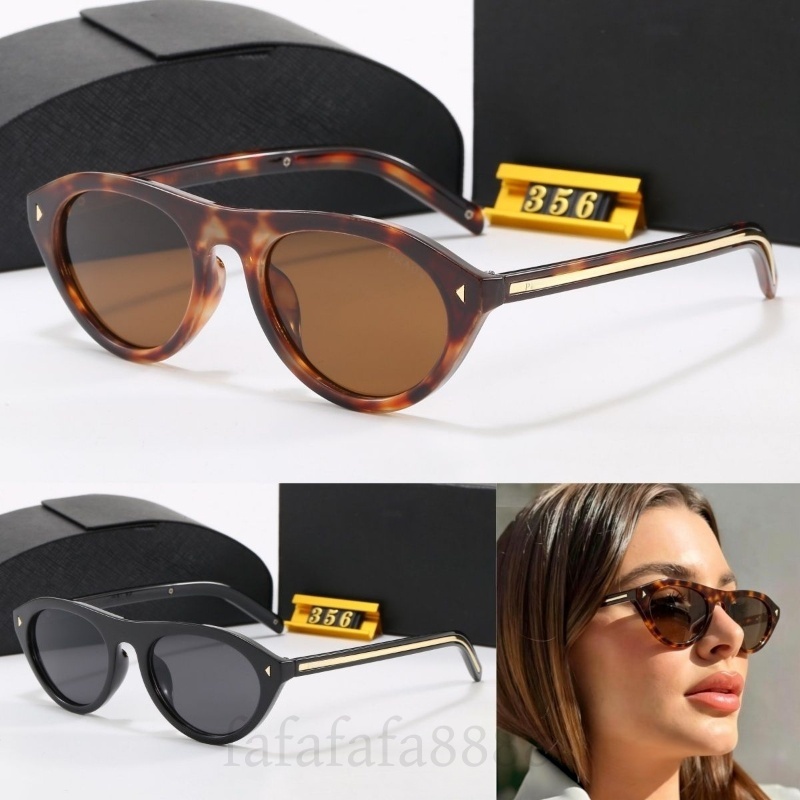 Oval Cat Eye Designer Sunglasses Women Luxury Sunglasses Men Designer Vintage Black Leopard Print Outdoor Vintage Womens Sunglasses UV400 Fashionabl