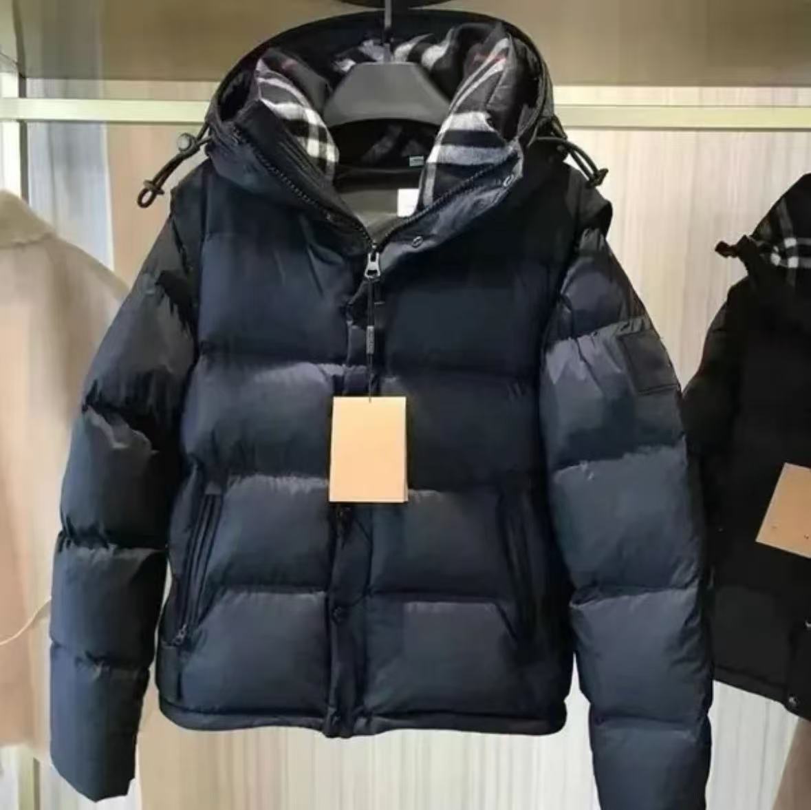 doudoune puffer Down winter warm windproof down three sleeve can be detachable jacket vest all in one asian size couple model new S 5XL