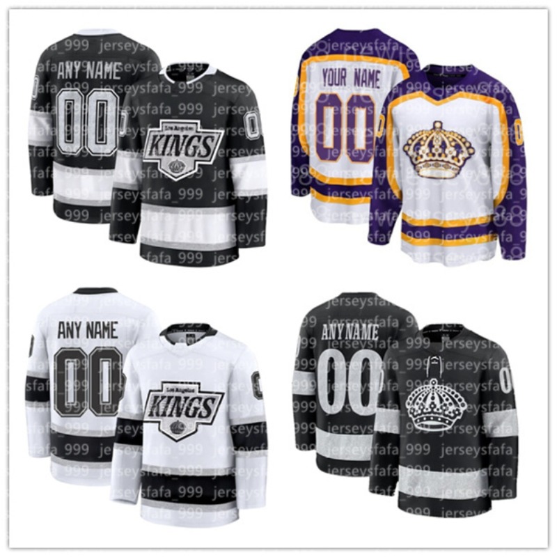 Kings Hockey Jersey Anze Kopitar Adrian Kempe Alex Laferriere Trevor Moore Kevin Fiala Brandt Clarke Phillip Danault Warren Foegele Quinton Byfield