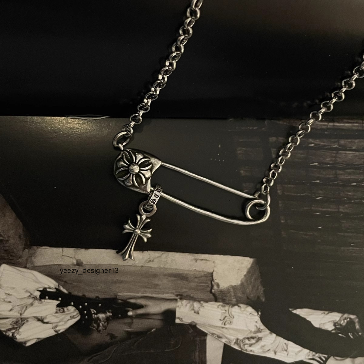 designer pendant necklaces luxury jewelry for men women gold silver woman personalized hip hop cross s XC8X chrime''chrome''crom