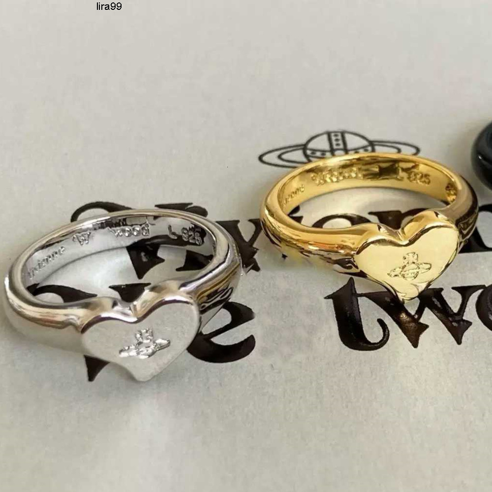 Band Rings Saturn Heart Ring Couples Light Luxury High Sense Ring Designer New Ring for Women Men Luxury Jewelry Ladies Girl Wedding Party Gift Acce