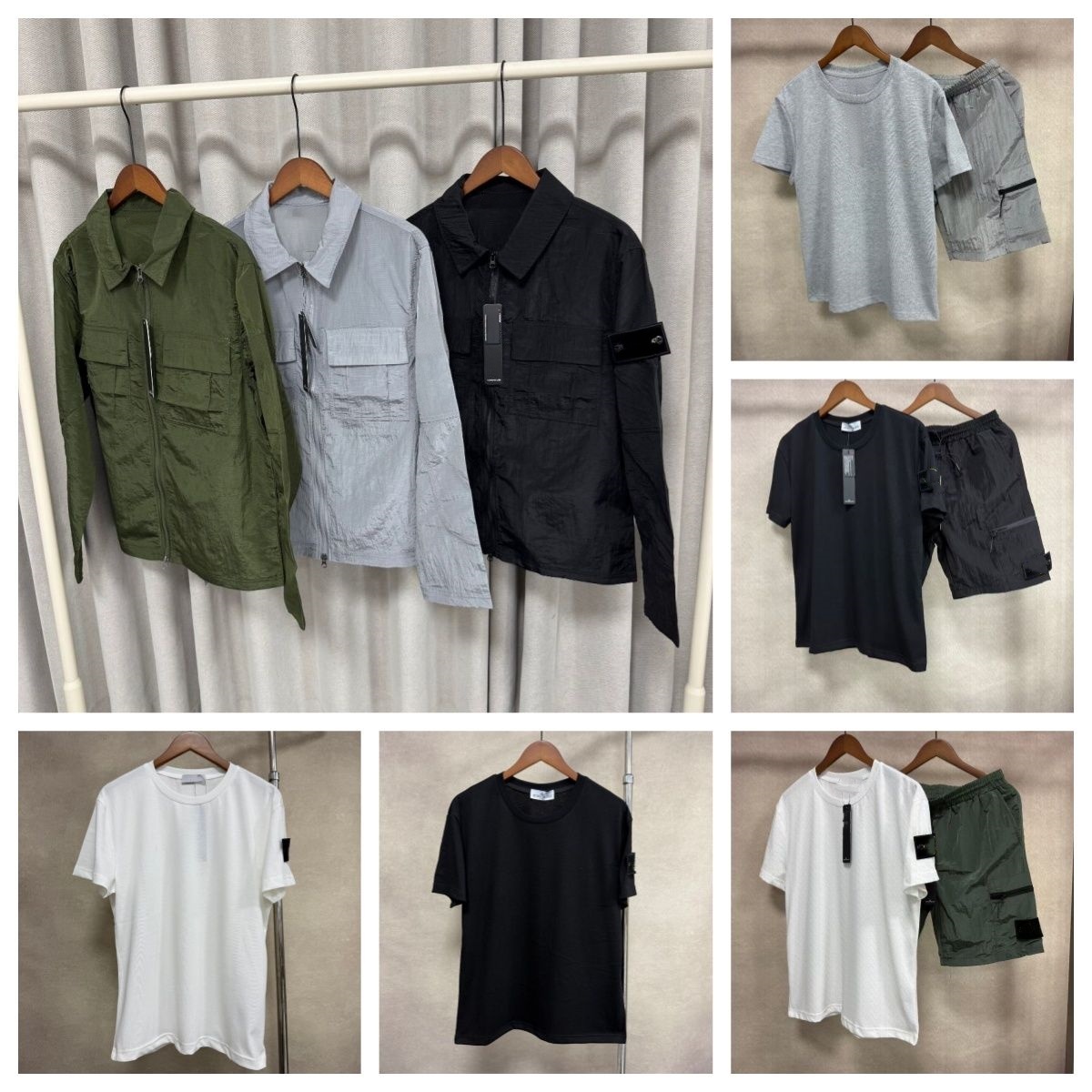 2026 new style designer shirts and jacket compass badge designer polo shirt jacket men's and women's sports and casual outdoor outerwear i