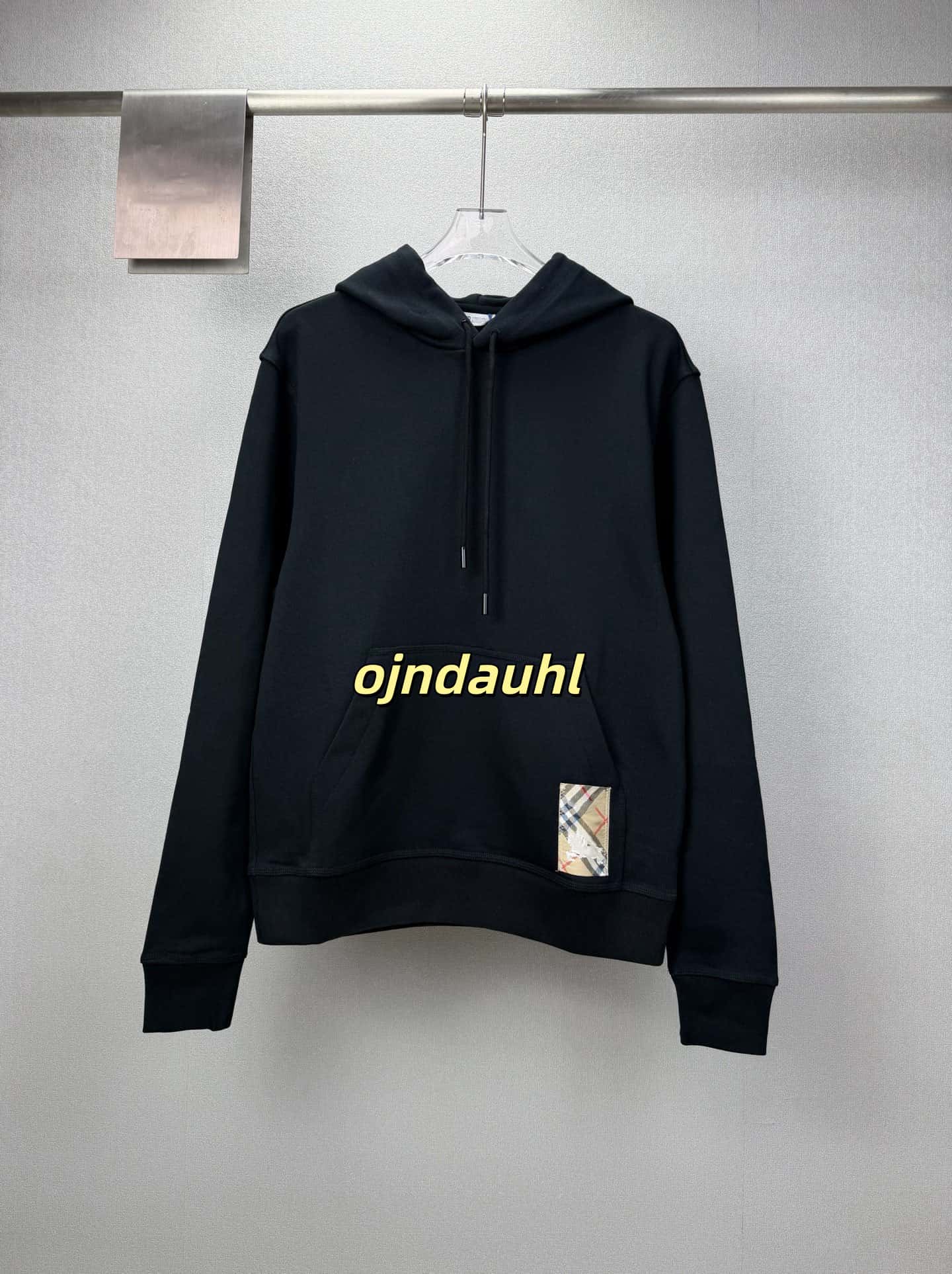 designer hoodie Knitted Long Sleeve Hoodie Solid Color Hoodie With Letter Embroidery on Pocket Men Women Versatile Layer Outfit Trendy Casual Hooded