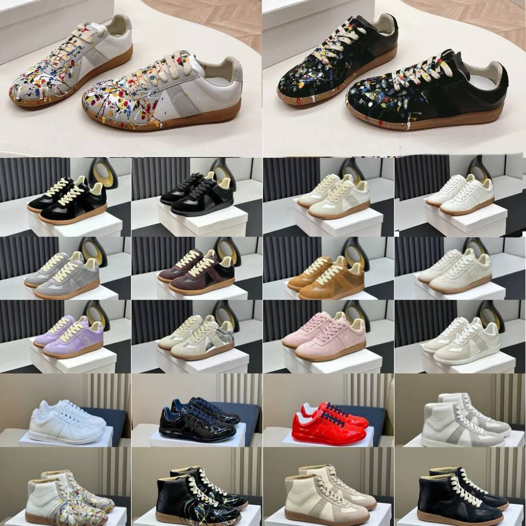 Top Quality Designer GATs Suede Shoes Low German Army Casual Trainers Paint GAT Sneakers White Grey Gum Painter Black Men Women With Box