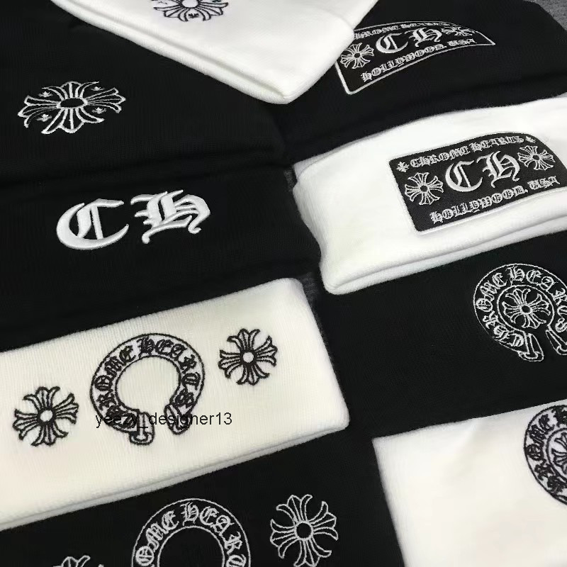 designer hat luxury cap for men women autumn winter new knitted and embroidered trendy bea DKCG chrime''chrome''crome''