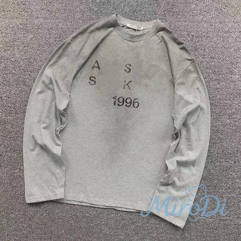 acneastudios shirt Hoodie Europe Oversize Letter Print Washed Long Sleeve street T shirt Designer Casual Fashion Skateboard For Men Women Acnelies h