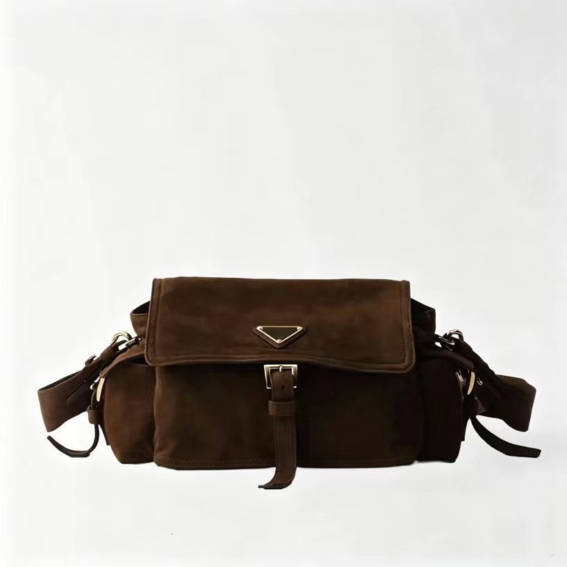 triangles bag designer bag crossbody bag p bag Luxury designer bags classic message Luxury suede shoulder bag nylon new woman Flap Fashion Letter Ha