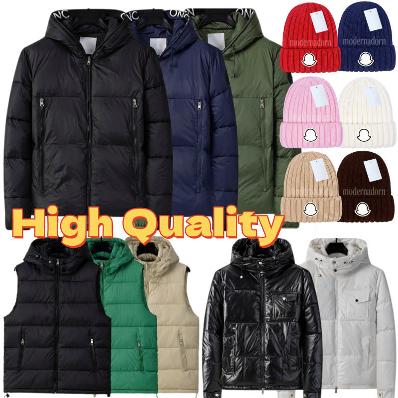 Winter Jacket Men designer Jacket Winter Mens Puffer Jacket Warm Windproof Down Coat Zippers knit coat men thicken Outdoor knit thicken black High Q