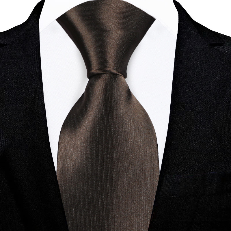 Turquoise Solid Silk Mens Tie Hanky Cufflinks Set Smooth Plain Satin Necktie For Male Wedding Business Events Gift BarryWang260611