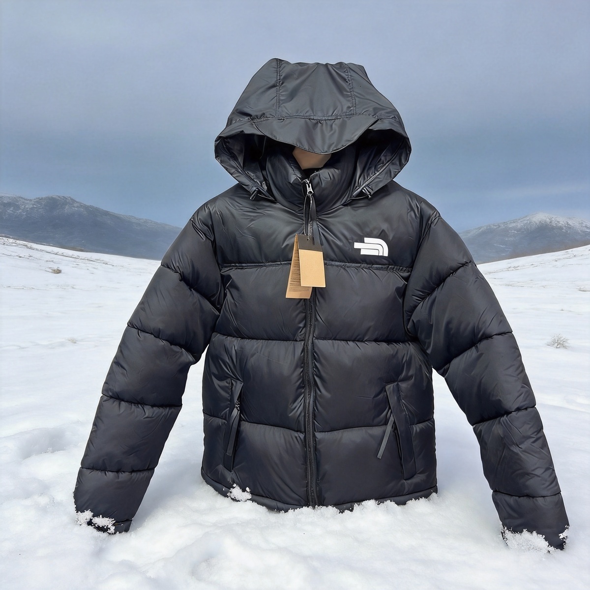 Men Jacket Winter Puffer Jacket Designer Down Jackets Coats Embroidered Peak Unisex Long Sleeve Zipper 700 Fill-Down Stowable Hood Water-Repellent F