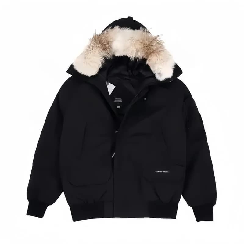 designer luxury down jacket classic warm jacket large fur hoodie high-quality thick jacket fashionable hooded jacket winter sports coat