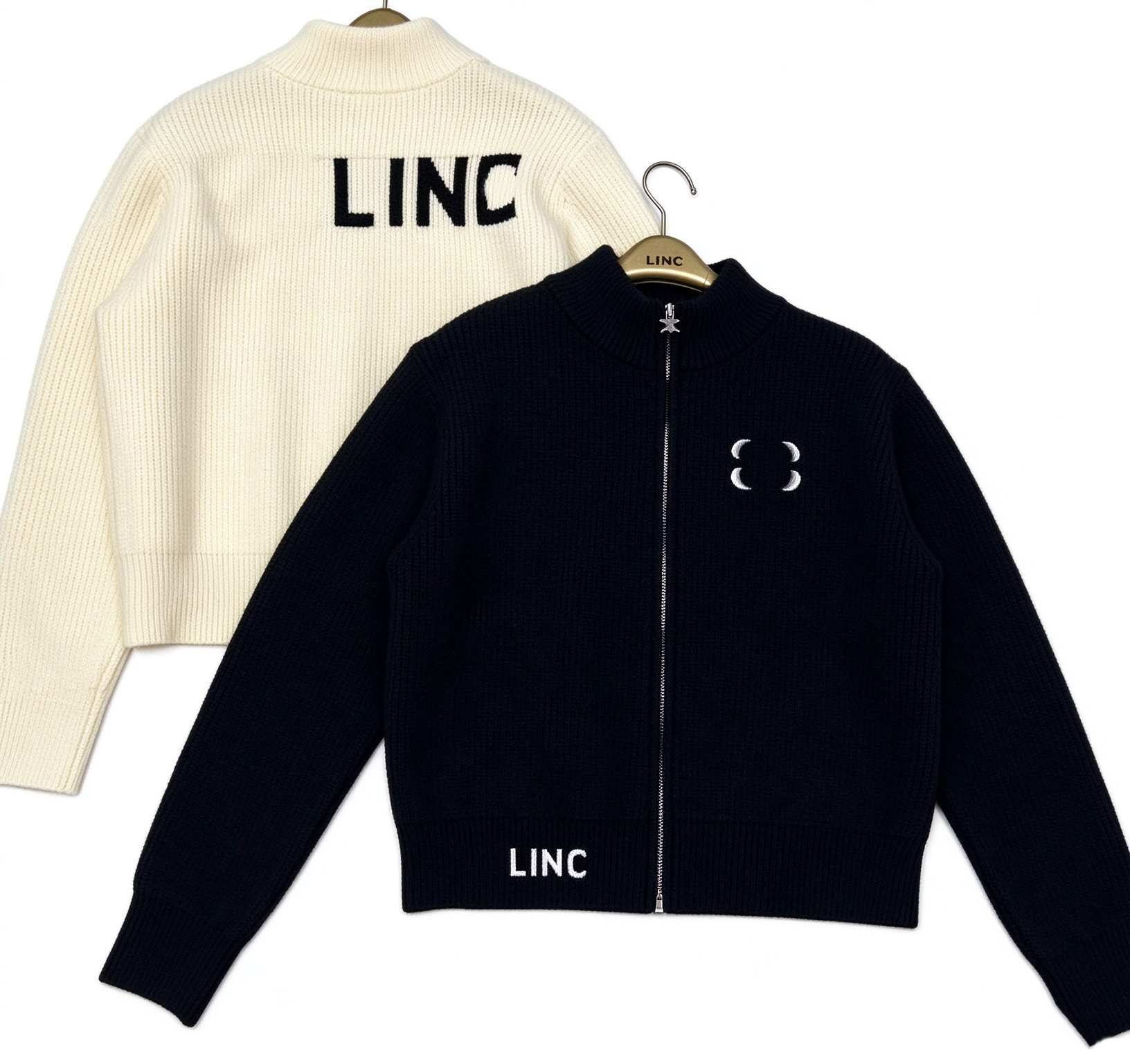 luxury sweaters womens long sleeve girls zipper cardigan jumpers designer sweater women clothing Women's Knits & Tees 01