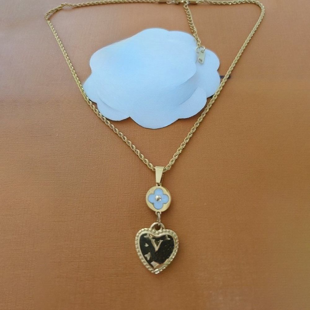 Necklace Designer for Women Women Luxury Choker Necklace Designer Brand Letter Pendant Necklaces Chain Gold Plated Wedding Party Jewelry Accessor