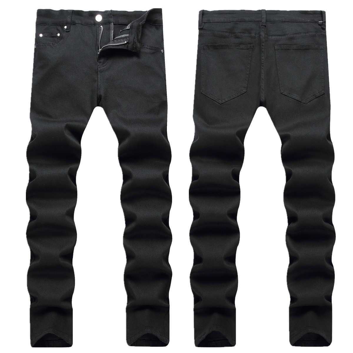 Red Yellow Brand Green Stitching Men Jeans Autumn Winter New Slim Skinny Stretch Street Hip Hop Male Elastic Denim Pants 28-40T260715