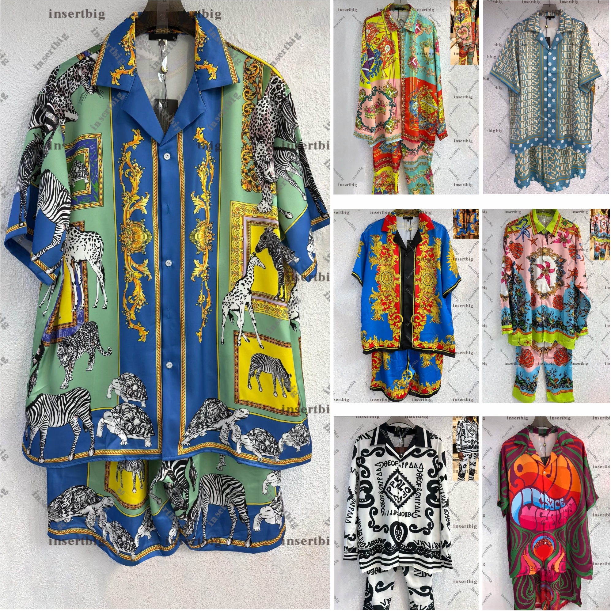 New Luxury Shirt Designer Mens Shirt Fashion Slim Fit Long Sleeved Brand Designer Shirt Twist Button Shirt M-3xl 66778