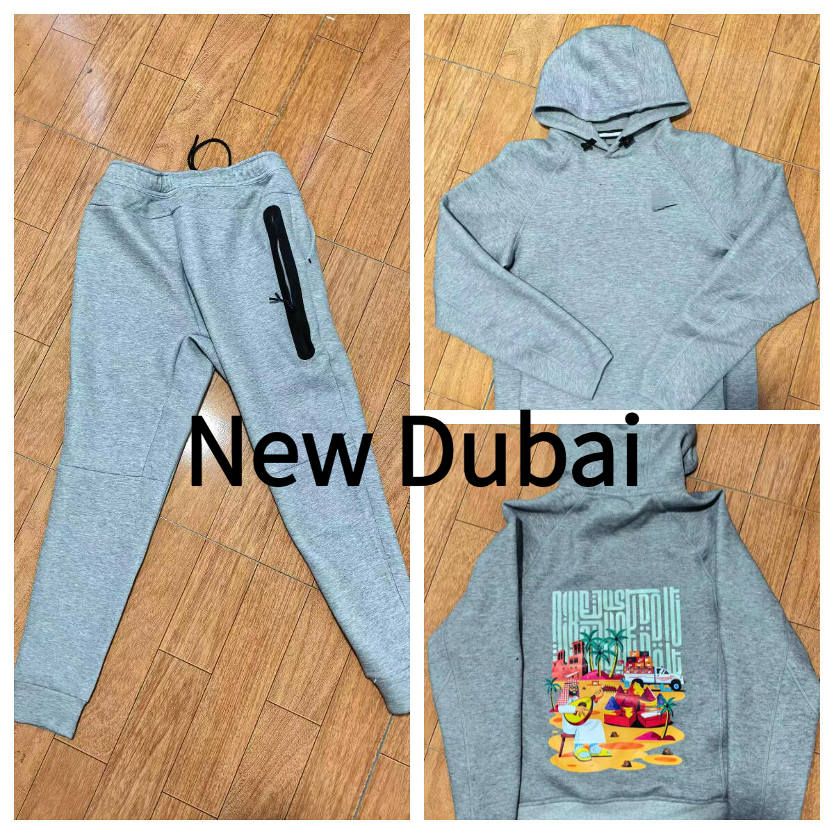 Dubai Designer hoodie Tech Fleece Mens Womens Hoodies Pants Tracksuits Sports Jackets Space Cotton Trousers Bottoms techfleece Man Joggers Tracksuit
