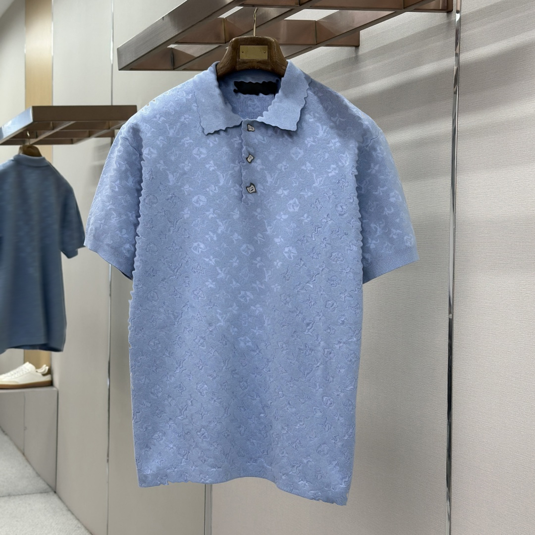 Men's t-shirts, designer polo shirts, men high-quality knitted embossed printed polo shirts, men's tops, women's t-shirts, luxurious