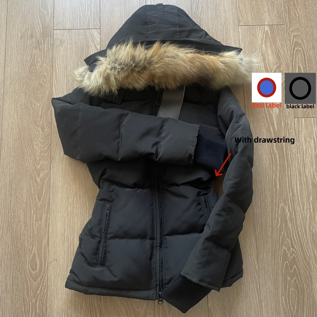 Designer Down Jackets canadian coats Women Puffer Jacket Winter Parka Coats Real Wolf Fur Outdoor Wyndham Windbreaker coats womens Outerwear Luxury
