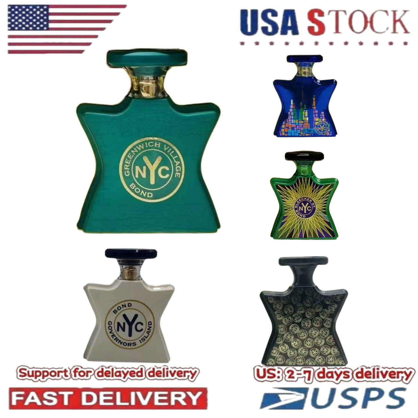 bond 9 cologne for men women perfume Governors island Greenwich village new york nights 100ml with Long Lasting Time Good Quality High Fragrance Cap