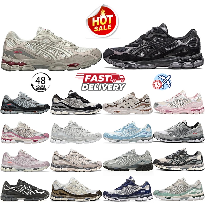 Asics Gel NYC Sneakers Atmungsaktives Mesh Freizeitschuhe Langlebiger Komfort Herren Damen Straßenlauf Laufband Athleisure Bestseller Heiß