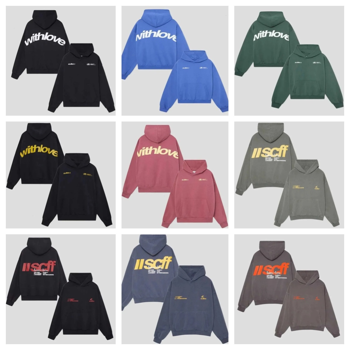 Scuffer Hoodies Mens Designer Harajuku Scuff Sweatshirts Letter Love Print Pullover Streetwear Grunge Y2k Clothes Oversized Scufferhoodie Sweatshirt